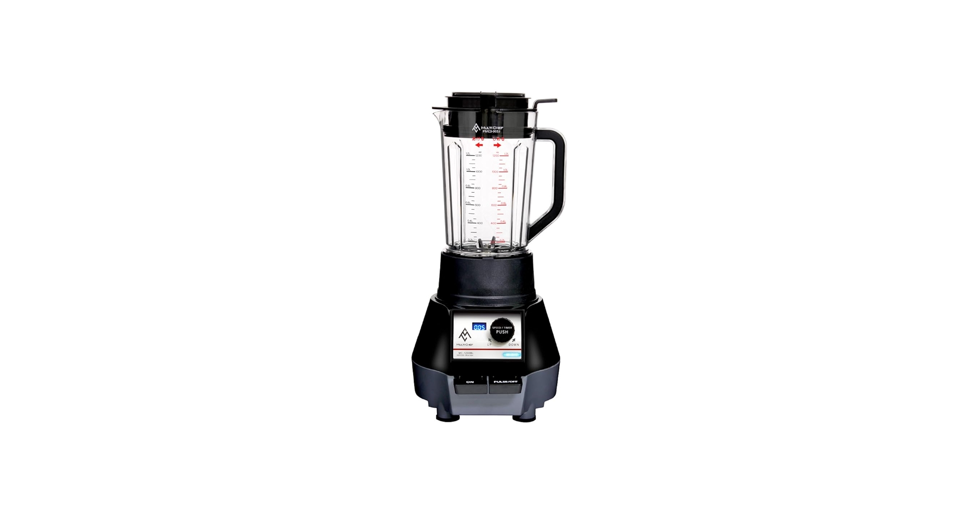 Amazon | マルチシェフ 3スピードブレンダー 1.2L MC-123DBL | マルチ
