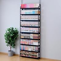Amazon｜山善(YAMAZEN) 本棚 (突っ張り) 大容量 スリム 全体耐荷重180