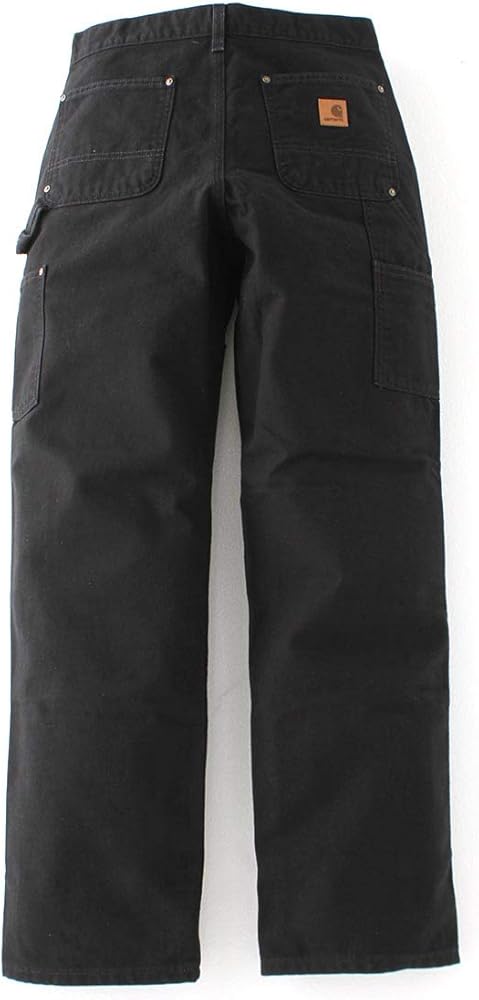 Carhartt カーハートダブルニー USA製 36×32 黒 USA製 W32 ブラック