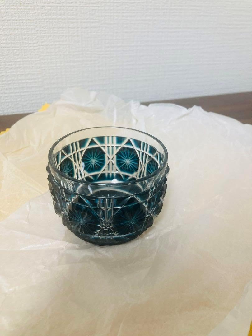 薩摩切子 冷酒おちょこ(木箱もセットでお送り) 薩摩切子 冷酒おちょこ