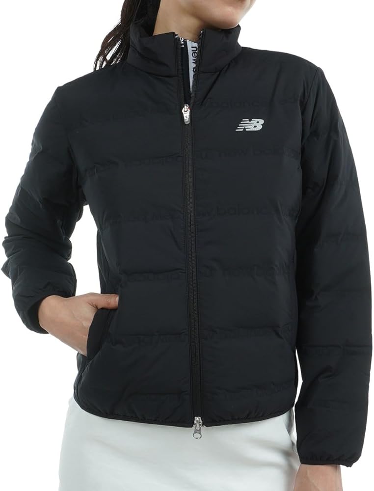 Amazon | [ニューバランス] レディース ダウンブルゾン (撥⽔性・防