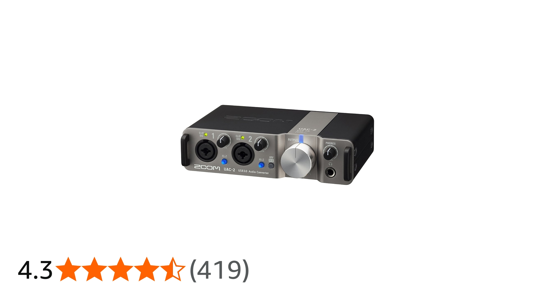 Amazon.co.jp: ZOOM ズーム オーディオインターフェイス USB3.0