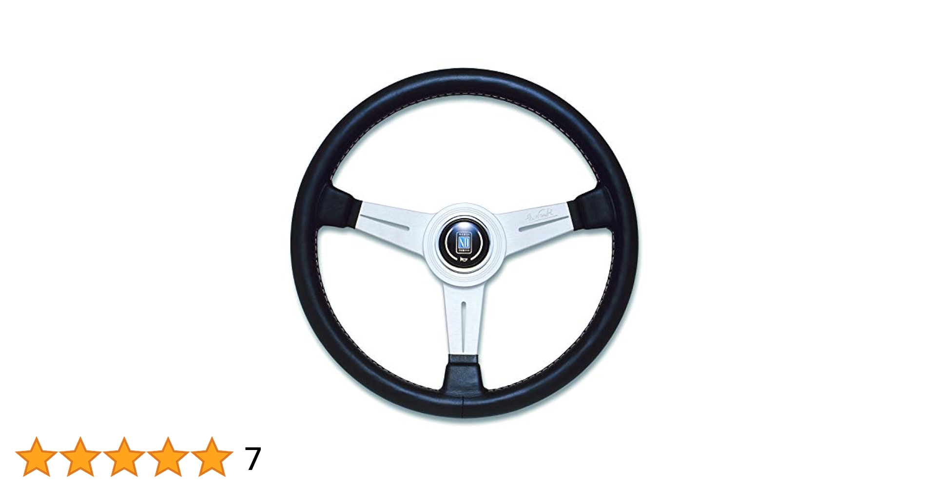 NARDI ナルディステアリングクラシック36 ブラックレザー/シルバー