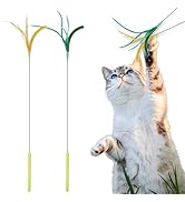 Amazon | (Six Meow)猫じゃらし、猫おもちゃ、猫のお遊びススキ草