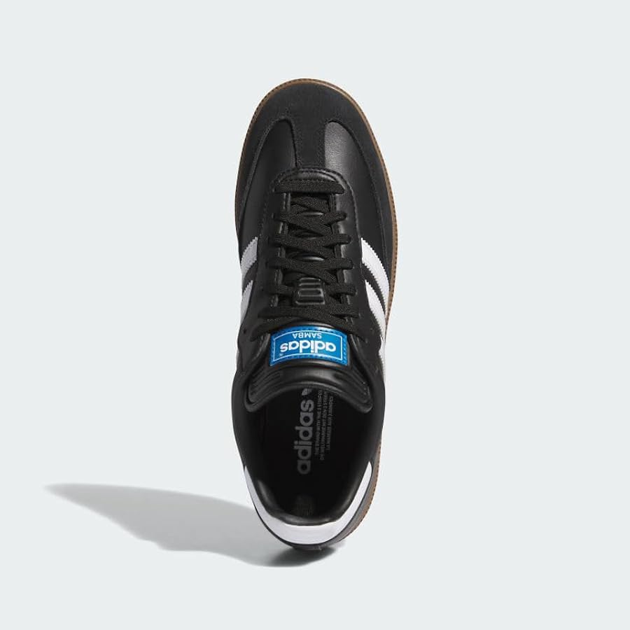Amazon.com | adidas Samba Golf Shoes Black/White/Gum | Golf