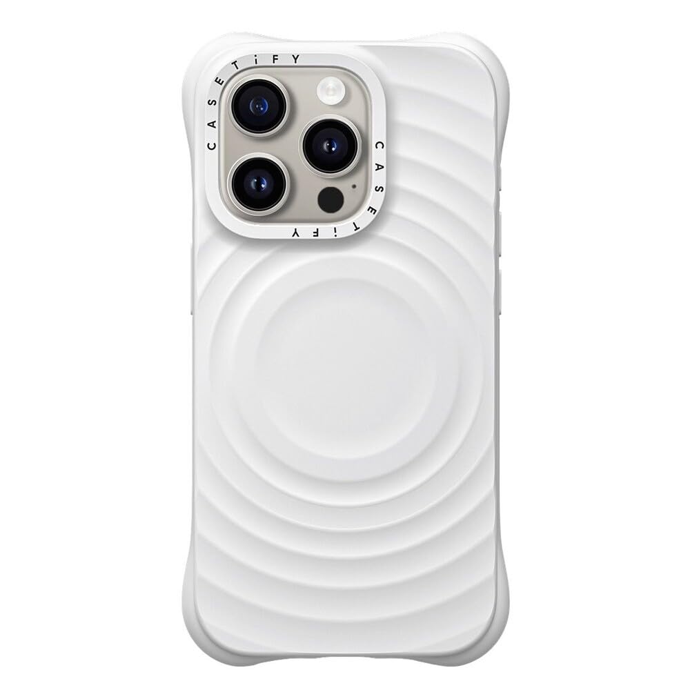 Amazon.co.jp: CASETiFY ウェーブ シリコン iPhone 15 Pro ケース [波