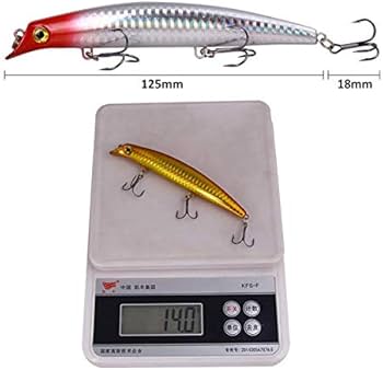 Amazon.co.jp: Nuguri ルアーセット ミノー 12.5cm 14g 6色セット