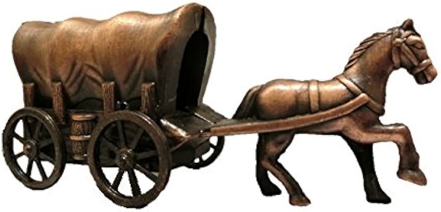 Amazon.co.jp: 秋月貿易 デザイン小物 幌馬車 W10cm x D3.5cm x H4.5cm