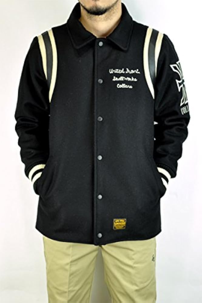 Skull Works スタジャン Skull Works スタジャン 黒/白 黒⁄白