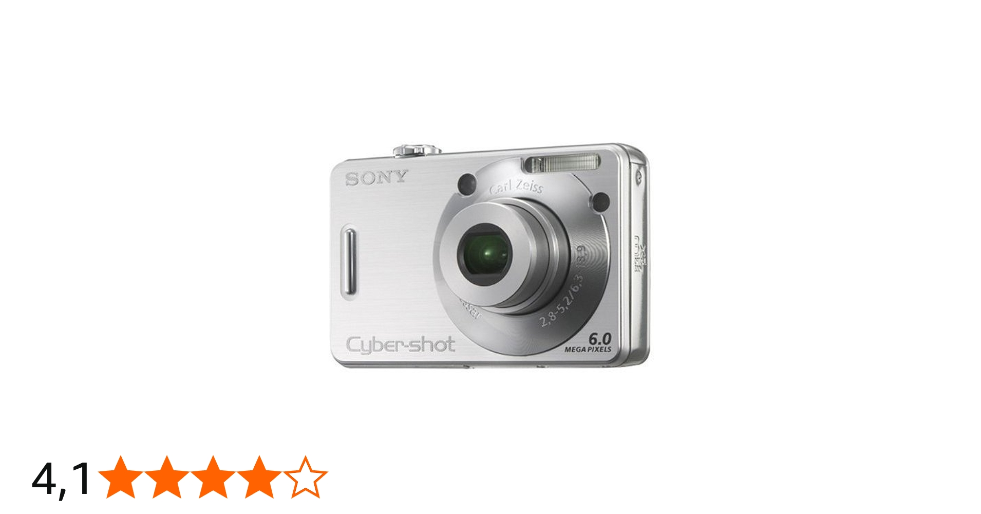 Sony Cyber-Shot DSC-W50 Digitalkamera Silber: Amazon.de