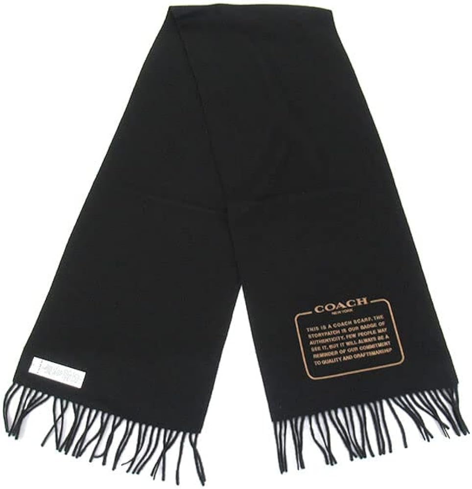 Amazon | [COACH] [コーチ] マフラー メンズ レディース カシミヤ