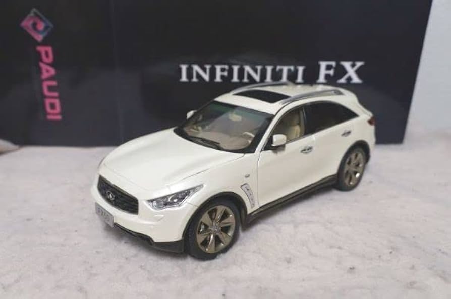 Amazon | PAUDI インフィニティ FX 1/18 ミニカー 白 ドア開閉