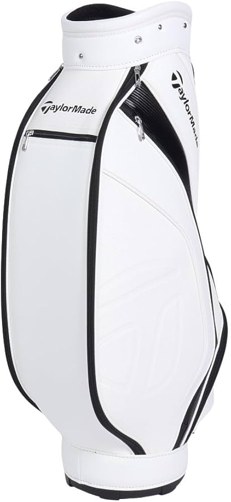 新品】Taylor Made スポーツモダンキャディバッグ ホワイト×ブラック