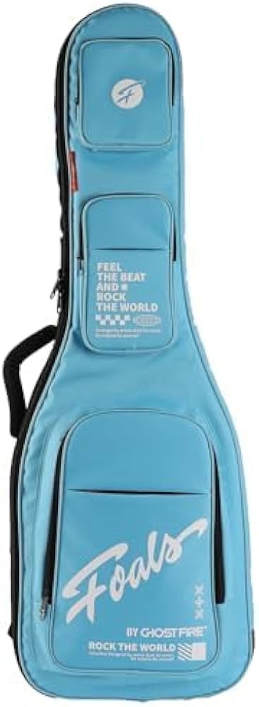 Amazon.co.jp: GHOSTFIRE カラフル ギターケース 超厚 耐衝撃 収納