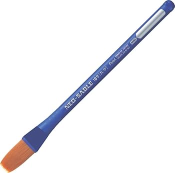 Amazon.co.jp: ぺんてる 絵筆 ネオセーブル XZBNF-18 平筆18号 : ホビー