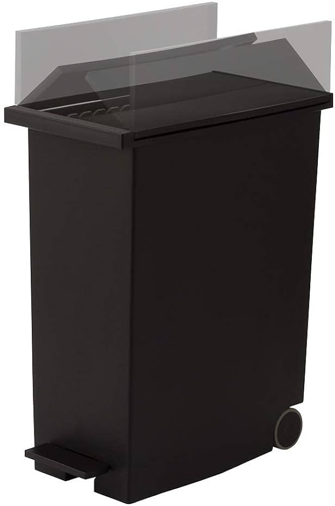 Amazon｜[ケユカ] テレビで紹介 両開きダストボックス L 27L 黒