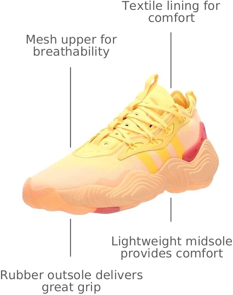 Amazon.com: adidas Unisex-Adult Trae Young 3 Low Trainers, Acid