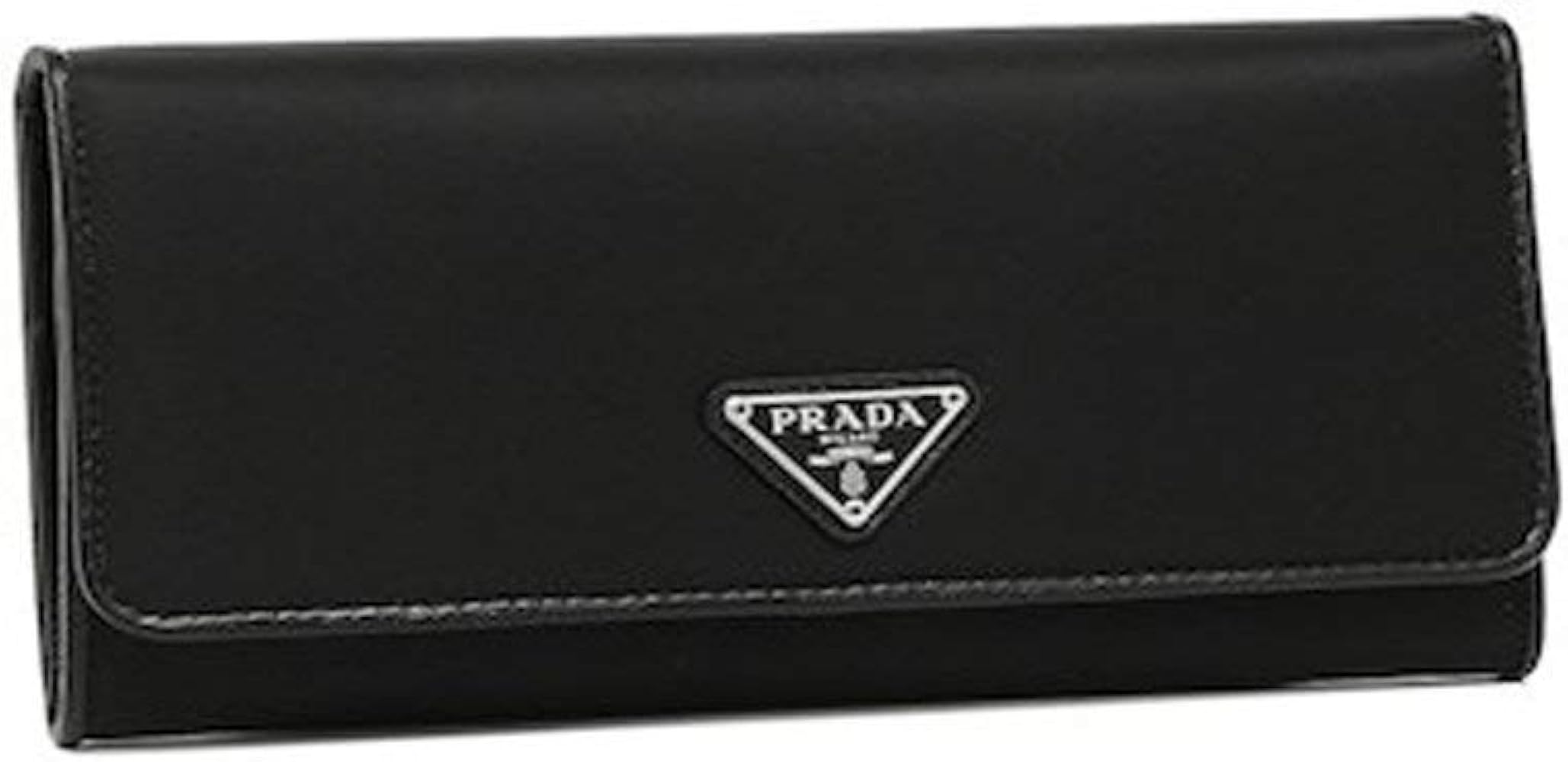 Amazon.com: Prada Women's Black Nylon Long Wallet with Card Slots