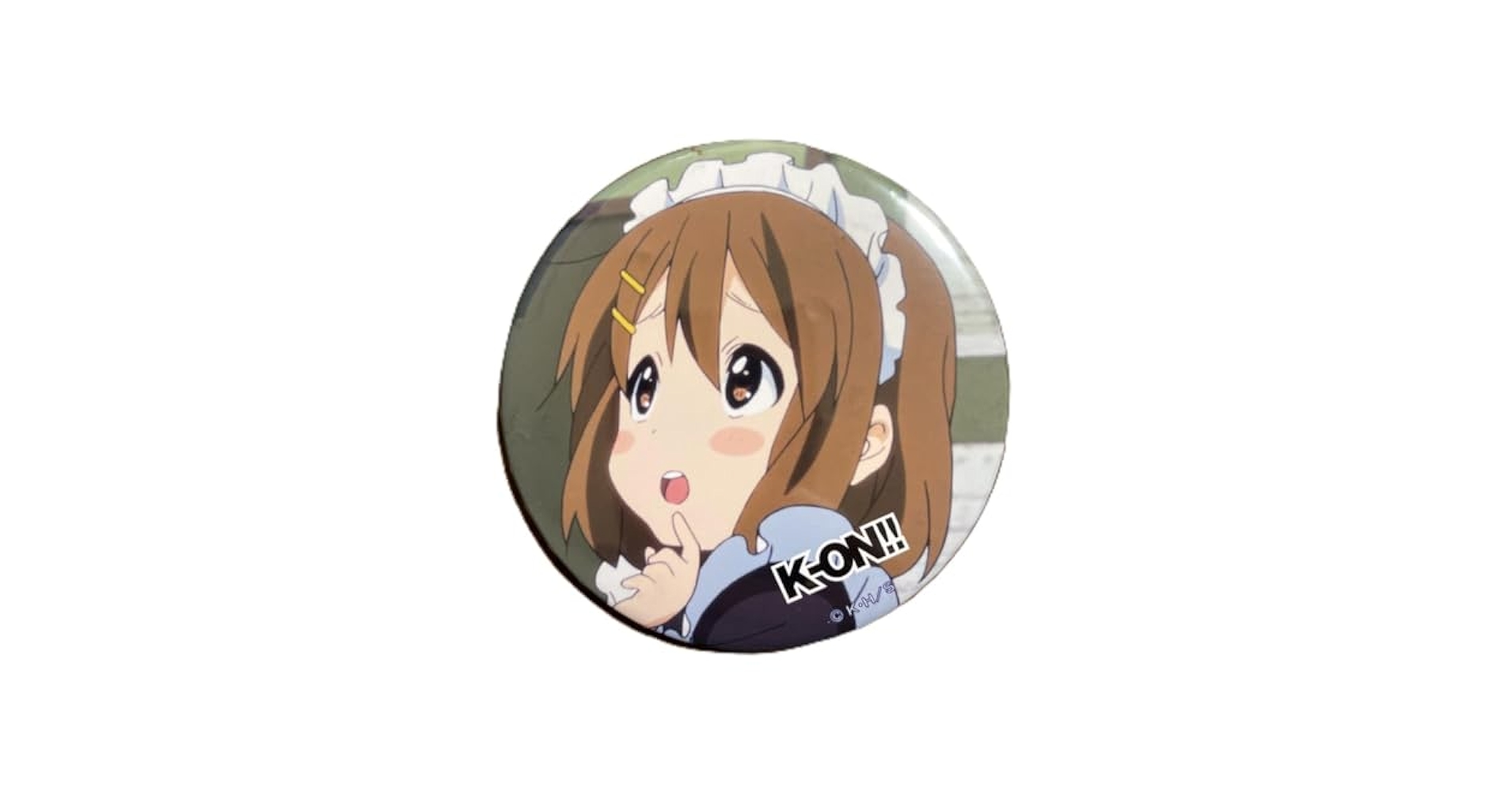 けいおん! 平沢唯 メガネ 眼鏡 限定デカバッジ 缶バッジ レア 【公式通販】