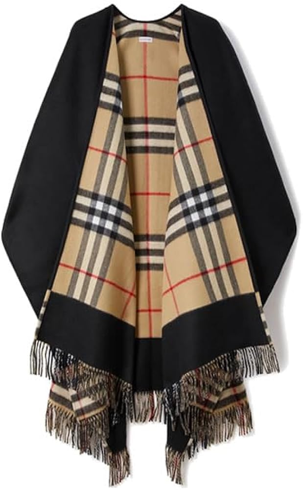 BURBERRY LONDON ノバチェック柄 ケープ ポンチョ 大判 ストール