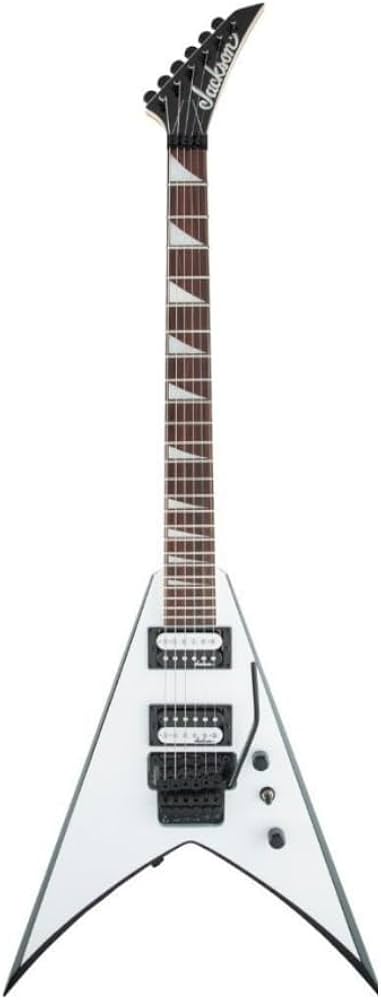 Amazon | Jackson JS Series King V JS32 White with Black Bevels