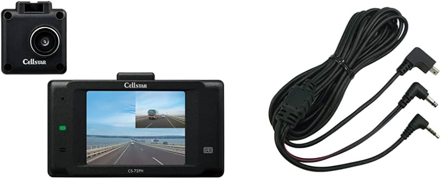 Amazon.co.jp: Cellstar Drive Recorder, Front and Rear 2 Cameras