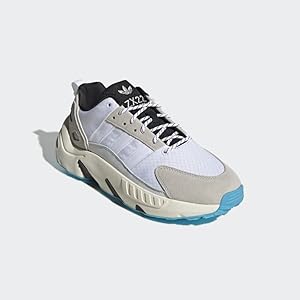 adidas Tênis masculino Zx 22 Boost com cadarço casual - branco