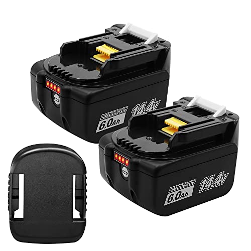 Amazon.co.jp: マキタ 14.4v バッテリー2個セット 互換 6.0Ah 残量表示