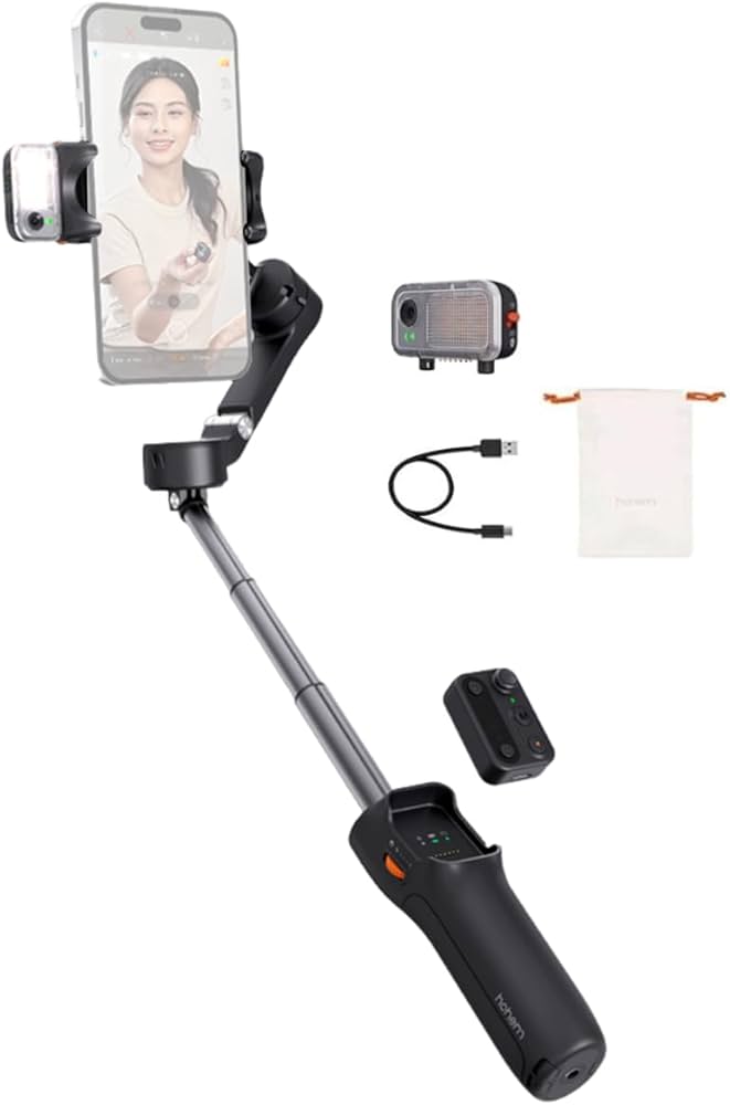 Amazon.co.jp: hohem V3 ジンバル,スマートフォン用ジンバル