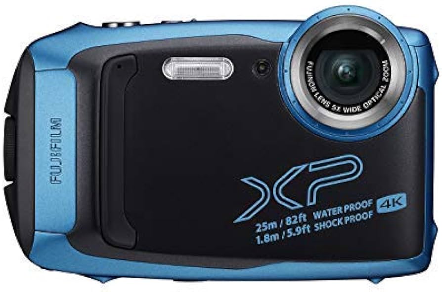 Amazon.com : FinePix XP140 Bundle W/SD Card - Sky Blue : Electronics