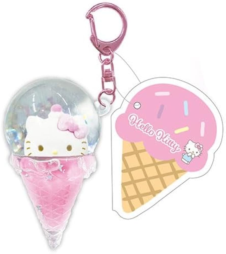 キティ アイスキャンディー パフェ フロート キーホルダー マスコット