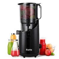 Amazon.co.jp: Fretta ジューサー 10.8cm広い投入口 1L大容量 スロー