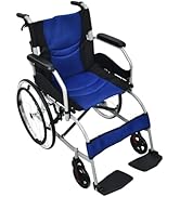 Amazon | Kaitou 車椅子 軽量 折りたたみ アルミ製 介助ブレーキ付き