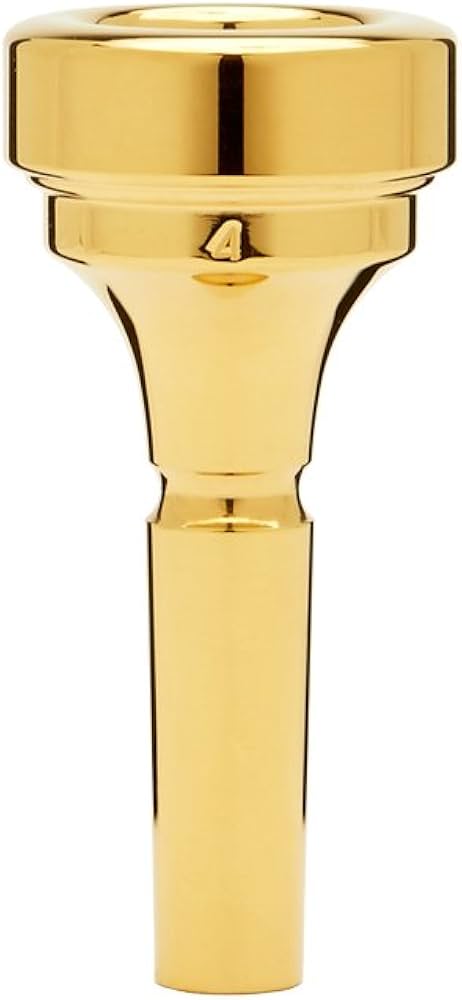 デニスウィック 4B 金メッキ コルネットマウスピース GP トランペット