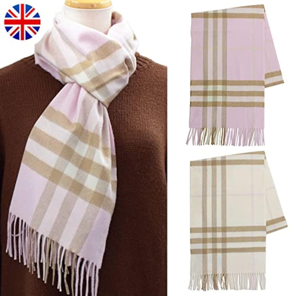 Amazon | [バーバリー]BURBERRY カシミアマフラー カシミヤマフラー