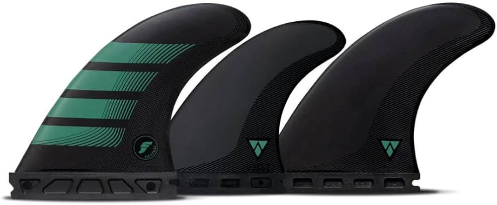 Amazon.com : Futures Fins F6 Alpha 5-Fin Set Carbon-Teal M