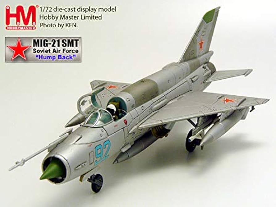 Amazon | HOBBY MASTER 1/72 完成品 ソ連 MIG-21 SMT Hump Back Soviet