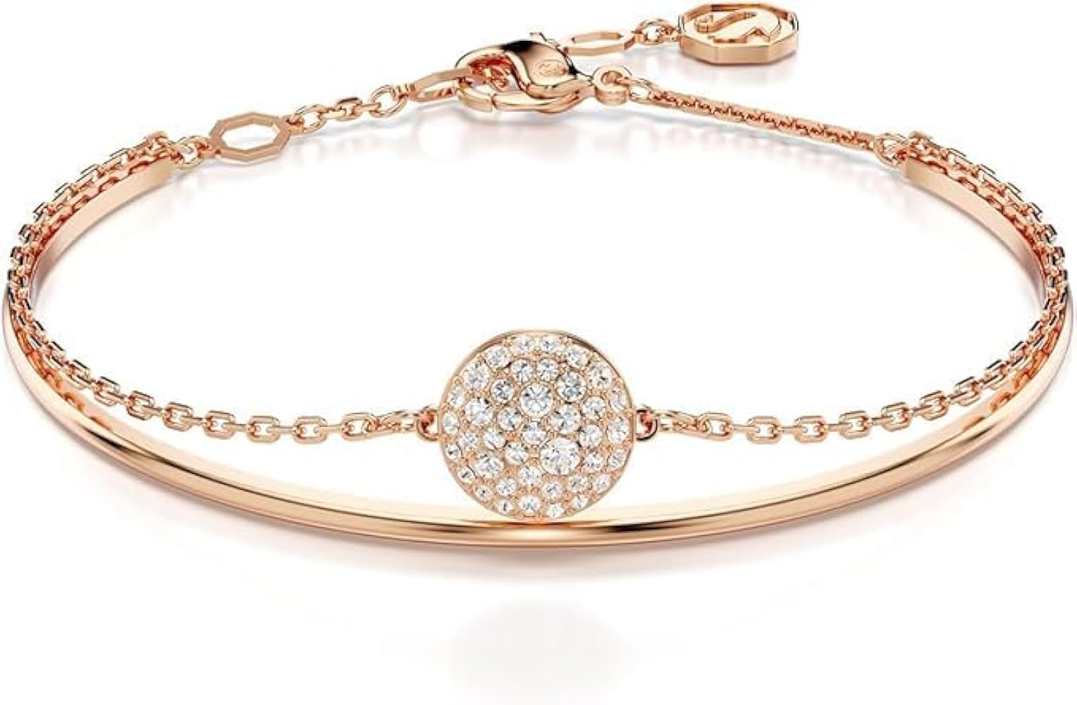 Amazon.co.jp: スワロフスキー ブレスレット Meteora クリア×ローズ