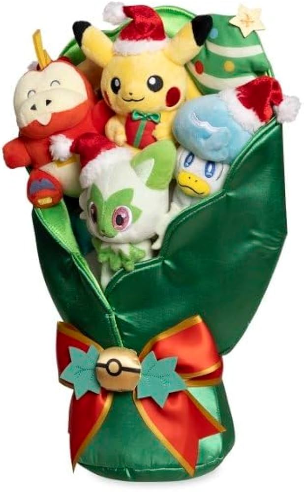 Amazon.co.jp: ポケモンセンター:ぬいぐるみブーケ ポケモンホリデー