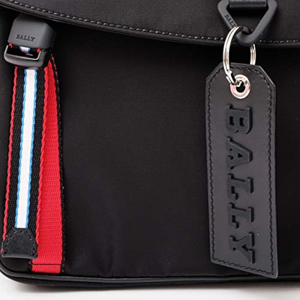 Amazon.co.jp: Bally Catch T 30 Black Nylon 2-Way Shoulder Bag