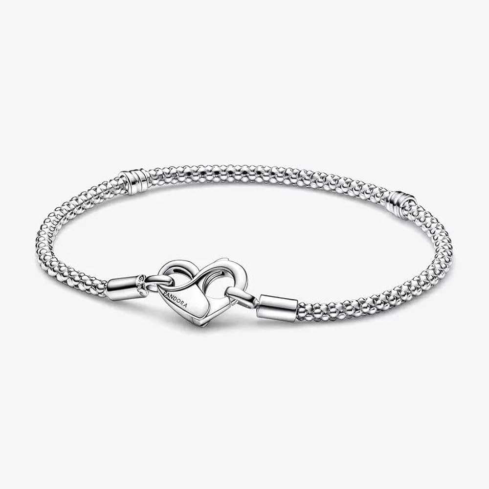 Amazon | PANDORA Moments スタッズチェーンブレスレット - 互換性の