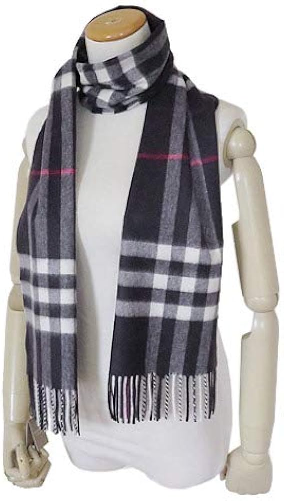 ヒロシさま専用 Burberry マフラー タータンチェック ネイビー