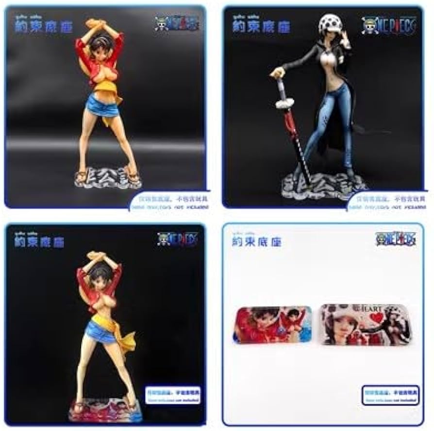 Amazon.co.jp: 約束台 ワンピース POP 非公認女羅 女ルフィフィギュア