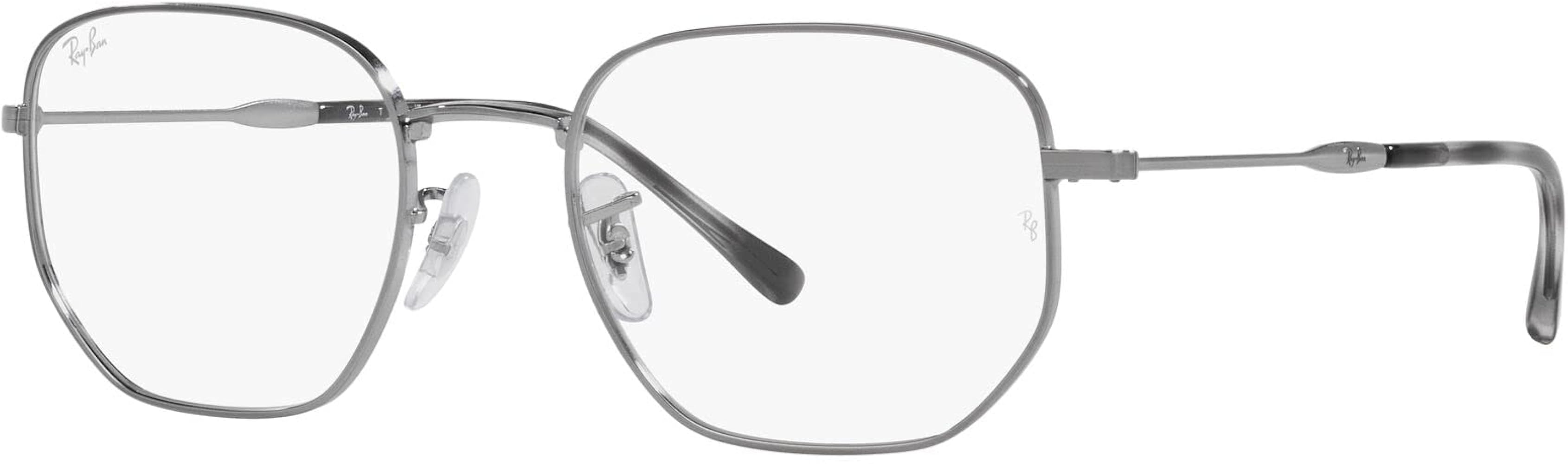 Amazon.com: Ray-Ban RX6496 Hexagonal Prescription Eyewear Frames