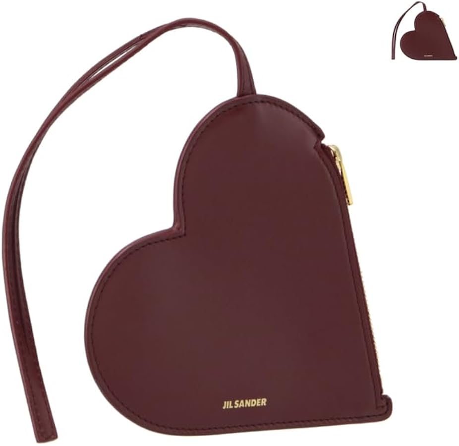 Amazon | [ジルサンダー] ポーチ ハート ストラップ 小物入れ バッグ