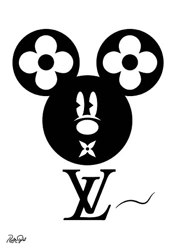 IANDY LOUIS VUITTON ルイ・ヴィトン＆ミッキー アートポスター A1 A2
