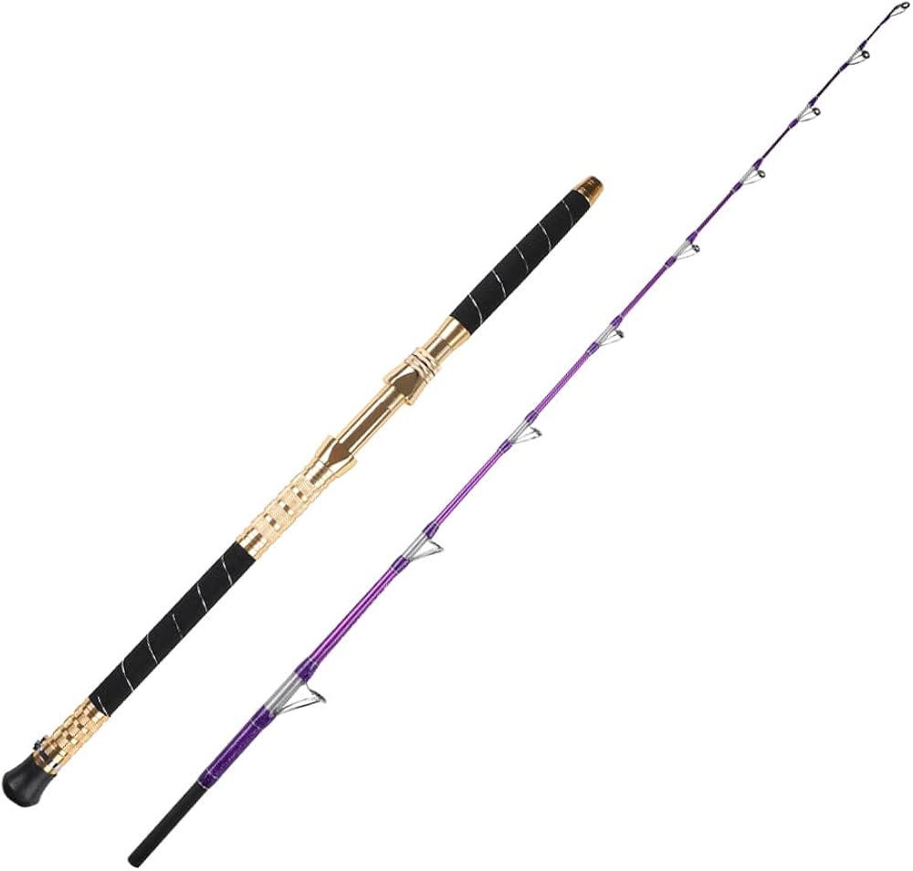 Amazon | 深海用 船竿 大物ロッド グリップ脫着式 船釣り 海釣り 青物