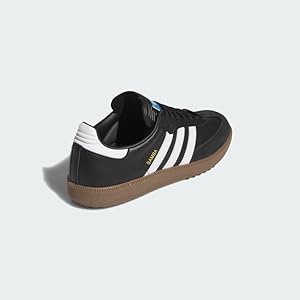 Amazon.com | adidas Samba Golf Shoes Black/White/Gum | Golf