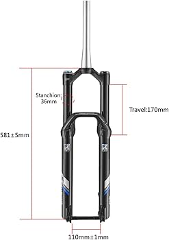 Amazon | X-Fusion Trace 36 RCブースト MTB サスペンションフォーク