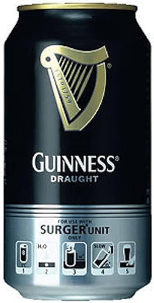 Amazon.co.jp: ドラフト ギネス サ―ジャー缶 350ml×24 : 食品・飲料・お酒